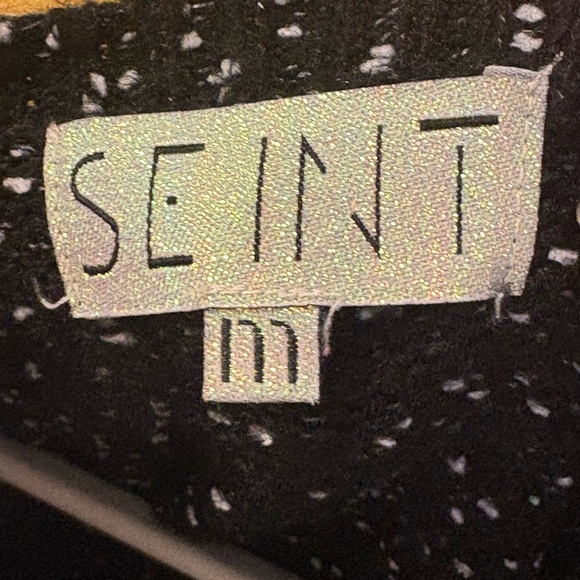 Seint Black and White Speckled Dress - Picture 4 of 4